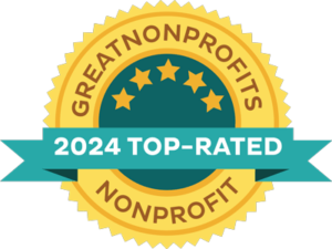 top rated nonprofits 2024 badge